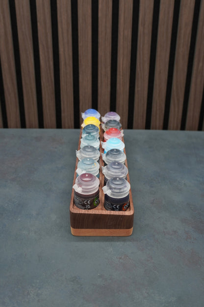 The Crucible - Solid Walnut & Maple Paint Holder
