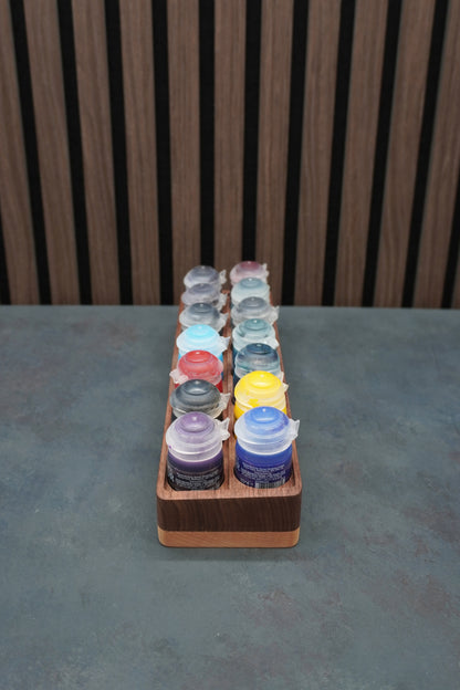 The Crucible - Solid Walnut & Maple Paint Holder