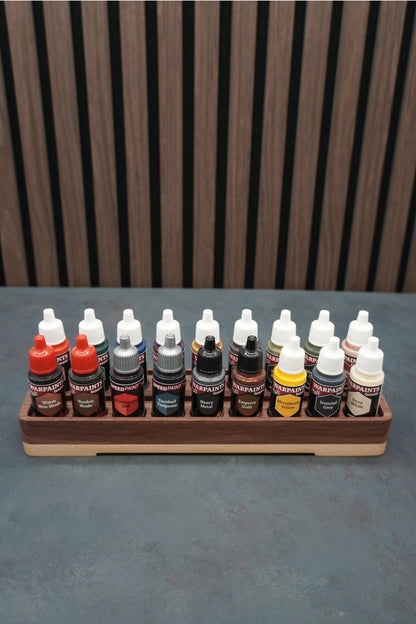 The Crucible - Solid Walnut & Maple Paint Holder