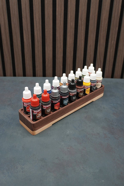 The Crucible - Solid Walnut & Maple Paint Holder