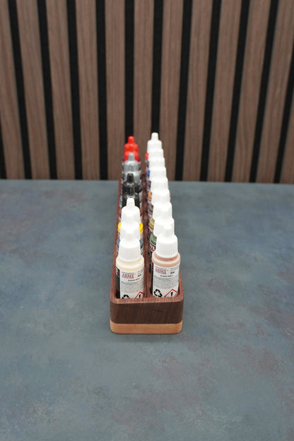 The Crucible - Solid Walnut & Maple Paint Holder