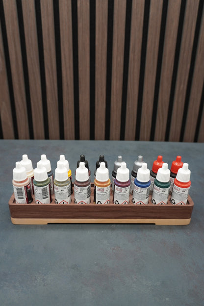 The Crucible - Solid Walnut & Maple Paint Holder