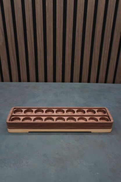The Crucible - Solid Walnut & Maple Paint Holder